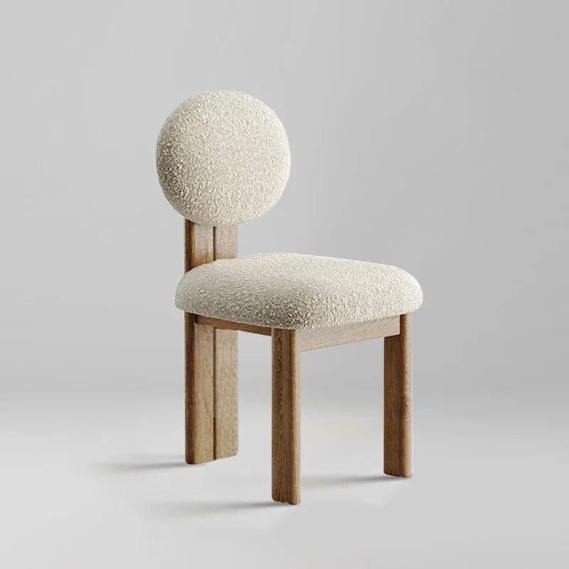 Structure de carcasse chaise minimaliste pour tapisserie au Maroc.